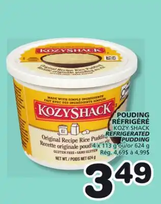 Marches Tradition KOZY SHACK REFRIGERATED PUDDING offer