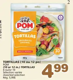 Marches Tradition POM (10 or 12 in.) TORTILLAS offer