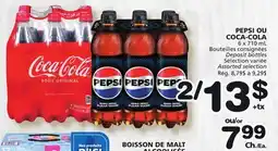 Marches Tradition PEPSI OR COCA-COLA offer