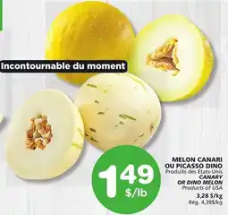 Marches Tradition CANARY OR DINO MELON offer