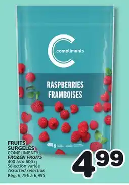 Marches Tradition COMPLIMENTS FROZEN FRUITS offer