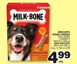 Marches Tradition MILK-BONE FARMER'S MEDLEY (280 g) DOG BISCUITS offer