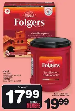 Marches Tradition FOLGERS COFFEE offer