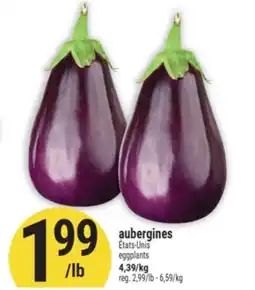 Marché Adonis AUBERGINES | EGGPLANTS offer
