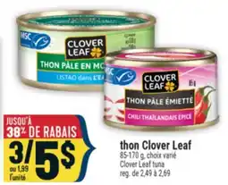 Marché Adonis THON CLOVER LEAF | CLOVER LEAF TUNA offer