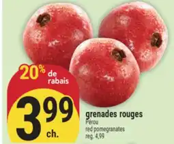 Marché Adonis GRENADES ROUGES | RED POMEGRANATES offer