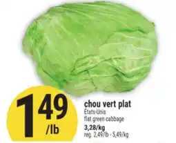 Marché Adonis CHOU VERT PLAT | FLAT GREEN CABBAGE offer
