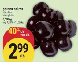 Marché Adonis PRUNES NOIRES | BLACK PLUMS offer
