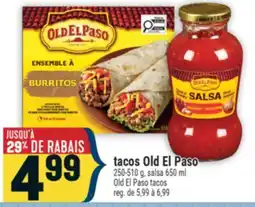 Marché Adonis TACOS OLD EL PASO | OLD EL PASO TACOS offer