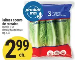 Marché Adonis LAITUES COEURS DE ROMAINE | ROMAINE HEARTS LETTUCE offer