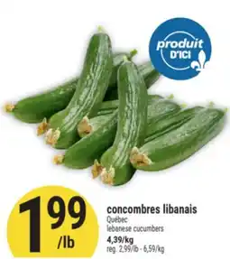 Marché Adonis CONCOMBRES LIBANAIS | LEBANESE CUCUMBERS offer