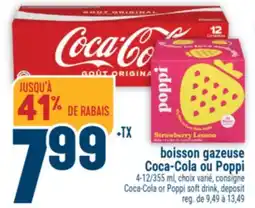 Marché Adonis boisson gazeuse Coca-Cola ou Poppi | Coca-Cola or Poppi soft drink offer