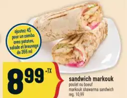 Marché Adonis SANDWICH MARKOUK | MARKOUK SHAWARMA SANDWICH offer