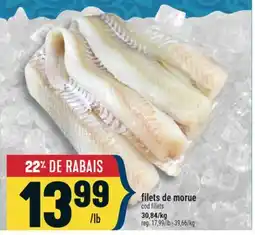 Marché Adonis filets de morue | cod fillets offer