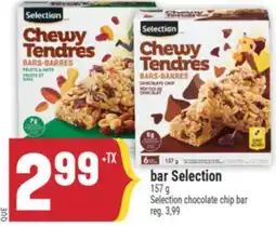 Marché Adonis BAR SELECTION | SELECTION CHOCOLATE CHIP BAR offer