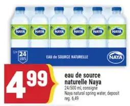 Marché Adonis EAU DE SOURCE NATURELLE NAYA | NAYA NATURAL SPRING WATER offer