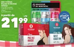 Marche Ami bière Archibald, Brasseur de Montréal, Unibroue offer
