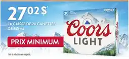 Marche Ami LA CAISSE DE 20 CANETTES DE offer