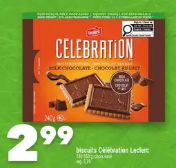 Marche Ami biscuits Célébration Leclerc offer