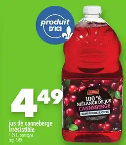 Marche Ami jus de canneberge Irrésistible offer