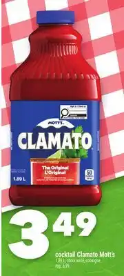 Marche Ami cocktail Clamato Mott's offer