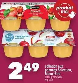 Marche Ami collation aux pommes Selection, Mieux-Être offer