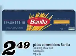 Marché Richelieu PÂTES ALIMENTAIRES BARILLA | BARILLA PASTA offer