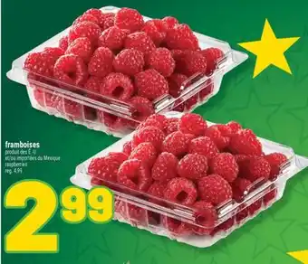 Marché Richelieu FRAMBOISES | RASPBERRIES offer