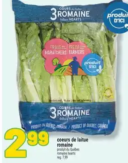 Marché Richelieu COEURS DE LAITUE ROMAINE | ROMAINE HEARTS offer