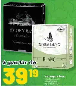 Marché Richelieu VIN ROUGE OU BLANC | RED OR WHITE WINE offer
