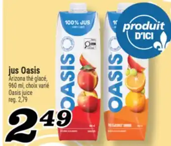 Marché Richelieu JUS OASIS | OASIS JUICE offer