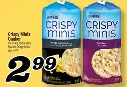 Marché Richelieu CRISPY MINIS QUAKER | QUAKER CRISPY MINIS offer