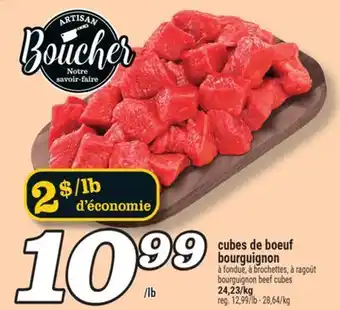 Marché Richelieu CUBES DE BOEUF BOURGUIGNON | BOURGUIGNON BEEF CUBES offer