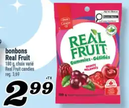 Marché Richelieu BONBONS REAL FRUIT | REAL FRUIT CANDIES offer