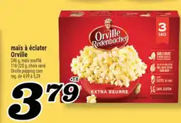 Marché Richelieu MAÏS À ÉCLATER ORVILLE | ORVILLE POPPING CORN offer