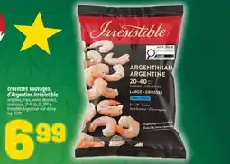 Marché Richelieu CREVETTES SAUVAGES D'ARGENTINE IRRÉSISTIBLE | IRRÉSISTIBLE ARGENTINIAN WILD SHRIMP offer