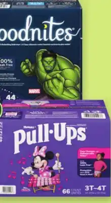 Proxim HUGGIES PULL-UPS, GOODNITES offer