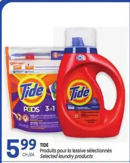 Uniprix TIDE Produits pour la lessive sélectionnés / Selected laundry products offer