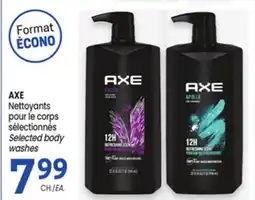 Uniprix AXE Nettoyants pour le corps sélectionnés / Selected body washes offer
