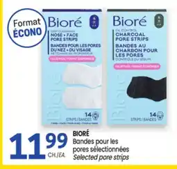 Uniprix BIORÉ Bandes pour les pores sélectionnées / Selected pore strips offer
