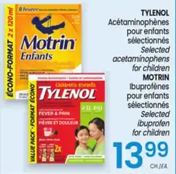 Uniprix TYLENOL, MOTRIN offer