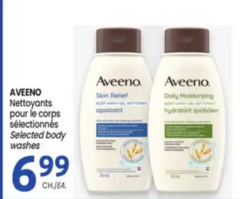 Uniprix AVEENO Nettoyants pour le corps sélectionnés Selected body washes offer