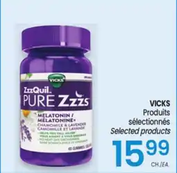 Uniprix VICKS Produits sélectionnés/ Selected products offer