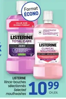 Uniprix LISTERINE Rince-bouches sélectionnés/Selected mouthwashes offer