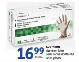 Uniprix McKESSON Gants en latex sélectionnés/Selected latex gloves offer