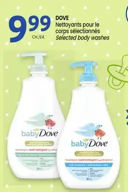 Uniprix DOVE Nettoyants pour le corps sélectionnés / Selected body washes offer