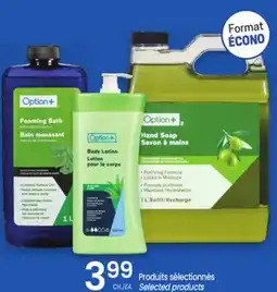 Uniprix Option+ Produits sélectionnés / Selected products offer