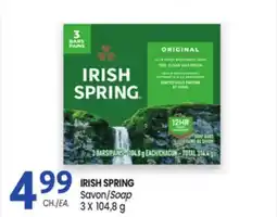Uniprix IRISH SPRING Savon/Soap offer