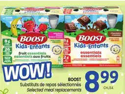 Uniprix BOOST Substituts de repas sélectionnés / Selected meal replacements offer