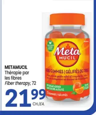 Uniprix METAMUCIL Thérapie par les fibres Fiber therapy offer